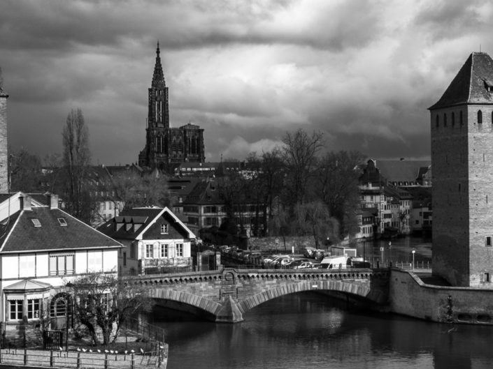 Ténébreuse Strasbourg en noir et blanc